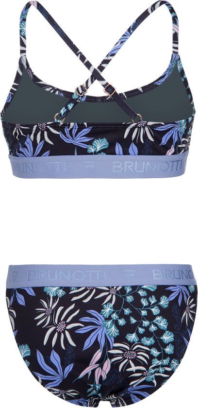 Brunotti Edit-Print Bikini Set Zwart Meisjes 164