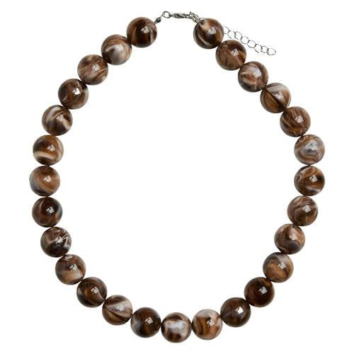 PIECES PCREGITSE bruin ketting