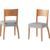 ECOMMERC3 Color Alma 6 stuks elastische en extra zachte stoelhoezen - 6 verstelbare stoelhoezen, 100% gemaakt in Spanje