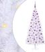 vidaXL Sapin de Noël artificiel avec 300 LED Blanc 180 cm PVC et Acier