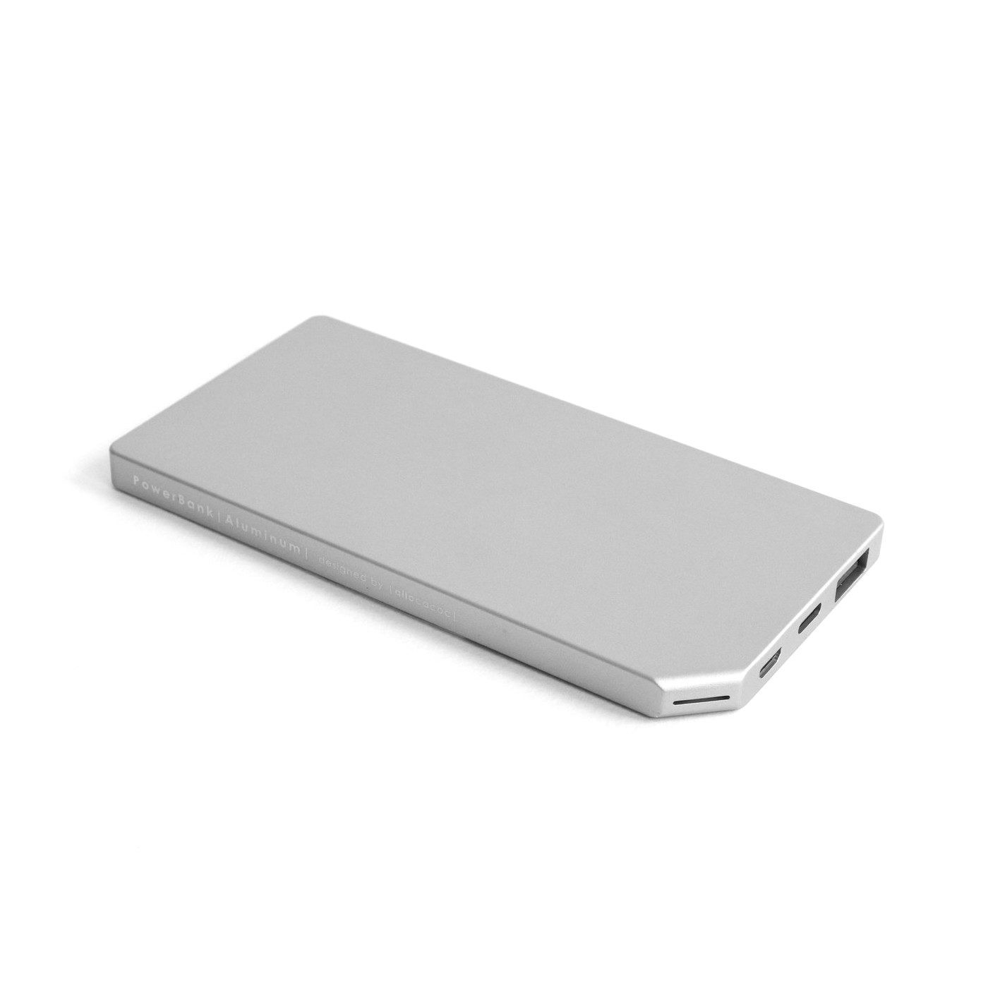 Allocacoc PowerBank Slim Aluminum 5000mAh Zilver