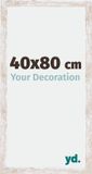 yd. Cadre photo 40x80 cm White Wash MDF Catania