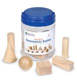 Learning Resources Geometrische houten vaste stoffen (set van 12)