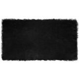 vidaXL - Imitatie schapenvacht vloerkleed TAFALLA Zwart 60 x 110 cm