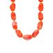 Lucardi Dames Stainless steel kralenketting voor dames - Ketting - Staal - Goudkleurig - 47 cm