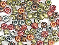 INNSPIRO Ronde glassteen met metallic glans, 3,0 mm, 8/0, 500 g