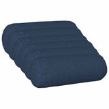 vidaXL - Taie d'oreiller - 6 pièces - HEERLEN - Bleu - Satin de coton - Ø 15 x 40 cm