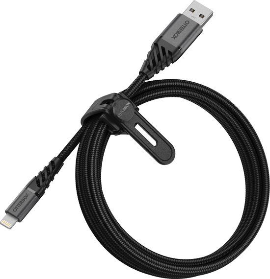OtterBox Premium USB naar Apple Lightning kabel - 2M - Zwart