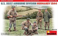MiniArt Modelbouwpakket Militaire voertuigen - 35475 U.S. 101st Airborne Division Normandy 1944 WWII - Special Edition - 5 Figuren Plastic - 1:35 - Modelbouw