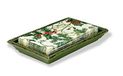 October Hill Ceramic Guest Towel Caddy/Tray, groen