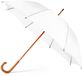 Bellatio Design Paraplu Dryfeet - wit - dia 105 cm - 85 cm lang - 8 panels - regen - polyester/hout - Classic model