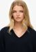 Superdry Oversized Gestreepte V-hals Trui Dames Katoen 100% Blauw Maat 42
