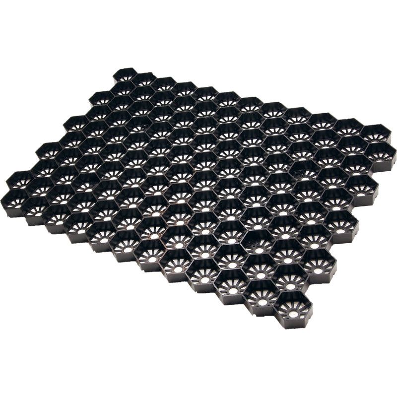 Toolstation Gras-grindrooster Zwart 33x65x3.4cm