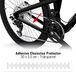 4R Quattroerre.it 16851 Zelfklevende Kettingsteller Neushoorn voor fiets, transparant, 30 x 3,5 cm