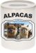 Bellatio Decorations Shoppartners Bv Dieren liefhebber alpaca spaarpot 9 cm jongens en meisjes - keramiek - Cadeau spaarpotten alpacas liefhebber