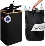 Blumtal - Afvalscheiding - Recycle afvalbak - 100L - Zwart