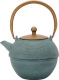 Bredemeijer Theepot Sakura 1,2L Gietijzer Blauw met Filter