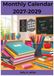 Monthly Calendar Book 2027-2029