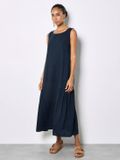 Apricot Midi-jurk met plooidetails