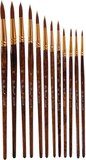 KJG Penselen - Set van 12 stuks - Hout - Puntig