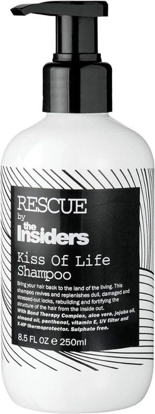 The Insiders - Rescue Kiss Of Life Shampoo - 250ml - Alle haartypes - Sulfaatvrij