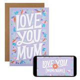 Hallmark Video Groetings Moederdagkaart - 'Love You' ontwerp voor mama