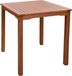 H4L Eucalyptus Tuintafel, terras tafel, bijzettafel, houten tafel, tafel 70x70 cm