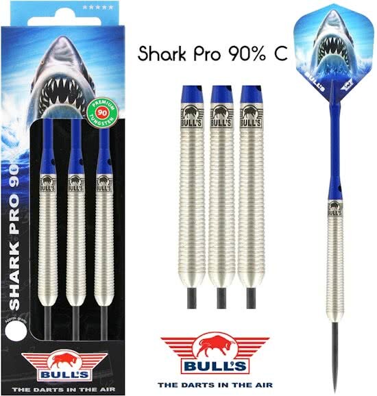 Bulls Shark Pro C 90%-17 gram Dartpijlen