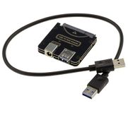 KALEA-INFORMATIQUE Converteradapter voor SAS 2,5 of 3,5 schijf met SFF-8482-connector naar USB3.0 5G
