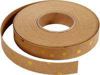 Panda - Bandes tressées, l: 15 mm, épaisseur 0,55 mm, 9,5 m, brun clair