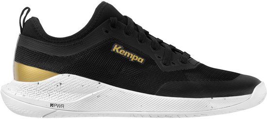 Kempa Indoor schoenen Kourtfly Glory Heren Zwart/Wit/Goud Maat 42