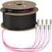 EFB Elektronik O8321S190OM4 InfiniBand en Glasvezelkabel 190 m 8x SC U-DQ(ZN) BH Beige, Zwart, Magenta