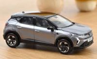 Renault Captur 2024 Cassiopée grijs en zwart 1/43
