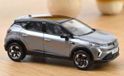 Renault Captur 2024 Cassiopée grijs en zwart 1/43