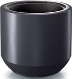 Prosperplast Plantenpot/bloempot Sevilla - buiten/binnen - kunststof - antraciet - D39 x H35 cm - met binnenpot