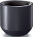 Prosperplast Plantenpot/bloempot Sevilla - buiten/binnen - kunststof - antraciet - D39 x H35 cm - met binnenpot