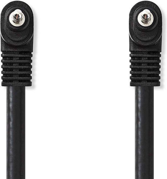 Nedis Audio-Videokabel - 3,5 mm Male - 3,5 mm Male - 2 m - Zwart