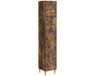 vidaXL Armoire - Ensemble - 2 pièces - Chêne fumé - Bois traité