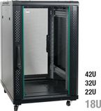 Showgear RCA-FSG-18 18U Netwerkkast met gaasdeur