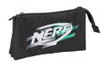 Safta Nerf Game Etui voor kinderen, ideaal voor kinderen op schoolleeftijd, comfortabel en veelzijdig, kwaliteit en duurzaamheid, 22 x 3 x 12 cm, Zwart, M, Casual