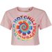 Red Hot Chili Peppers T-shirt - Psychedelic Crest - XS tot XL - voor Vrouwen - lichtroze