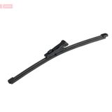 DENSO DF329-250mm Essuie-glace plat pour lunette arrière, premium toutes saisons, bras de fixation RR2, LHD/RHD
