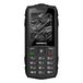 Hammer H Rock Draagbare telefoon, onbreekbaar, ontgrendeld, IP68, duurzaam, waterdicht, schokbestendig, dual sim, batterij 1800 mAh, grote toetsen, FM-radio, MP3, camera, zaklamp, zwart