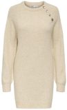 ONLY - ONLEMMA LIFE LS BUTTON ONEC DRESS CC KNT - Dames - Mini jurken
