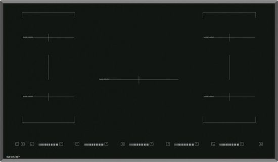 Sharp KH9I40CS00EU - Inductiekookplaat - Zwart