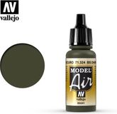 Vallejo Hobbyverf Acrylverf - 71324 Model Air BS Dark Green - Acryl Verf flesje - 17 ml