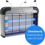 Sinji Elektrische Insectenlamp, Vliegenlamp en Muggenlamp voor Binnen, UV-licht, 20W, Tegen Vliegen, Muggen en Fruitvliegjes