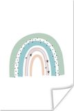 PosterMonkey Poster kids - Regenboog - 60x90 cm