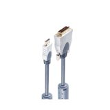 Shiverpeaks SP77482 Video Kabel Adapter 2 m HDMI Type A (Standaard) DVI-D Blauw, Chroom