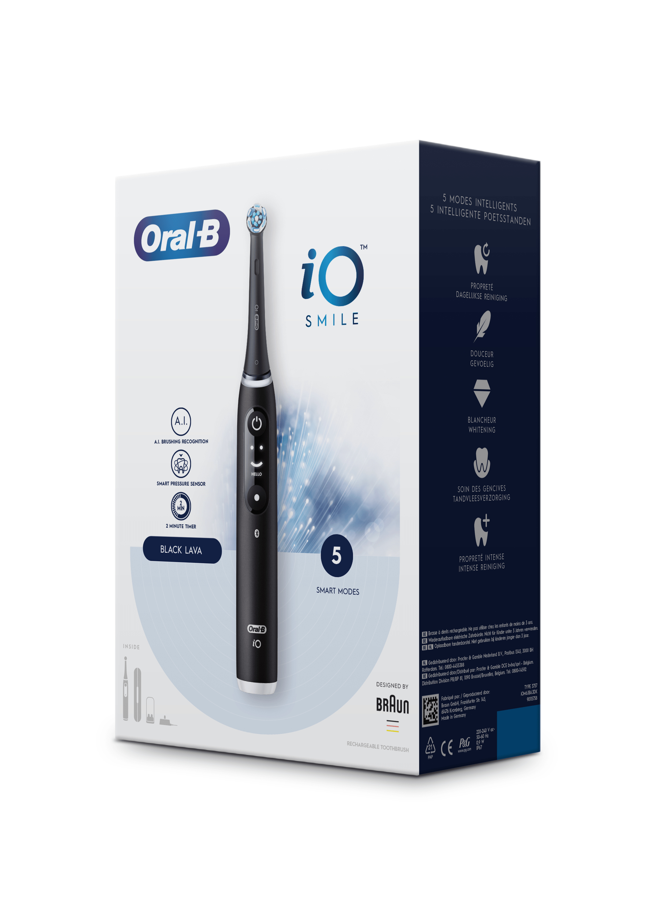 Oral-B IO Series 6 Oral-B IO - 6N - SMILE Black Lava Elektrische ...